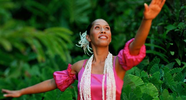 Elegant Hula Dancer